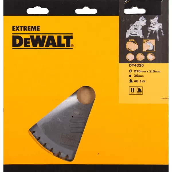 Pilový kotouč DeWALT EXTREME® 216 x 30 mm