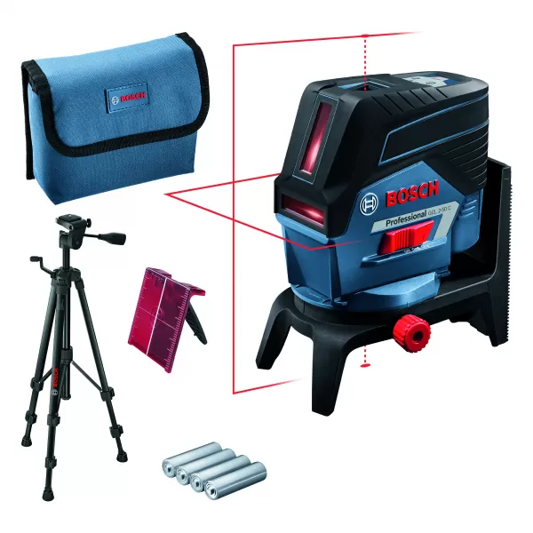 Křížový laser Bosch GCL 2-50 C Professional + stativ BT 150 Professional 0601066G02