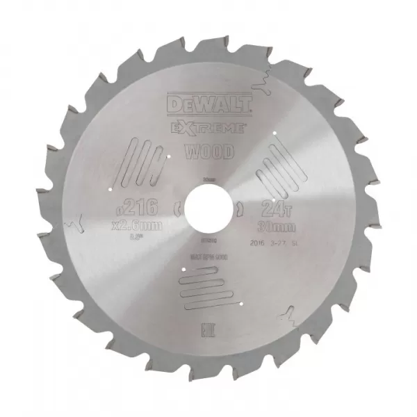 Pilový kotouč DeWALT EXTREME® 216 x 30 mm