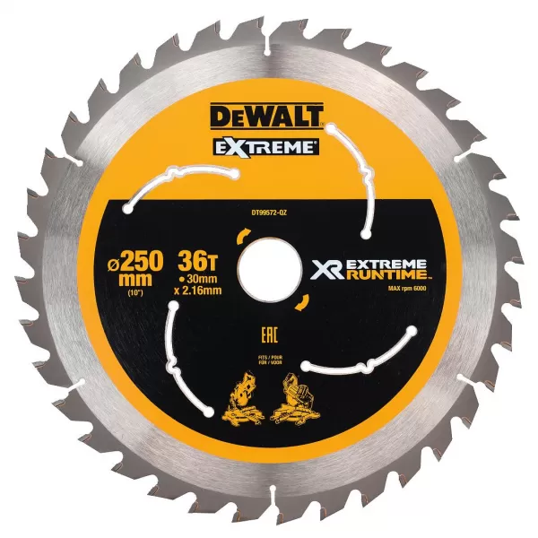 Pilový kotouč DeWALT XR EXTREME RUNTIME 250x30 mm