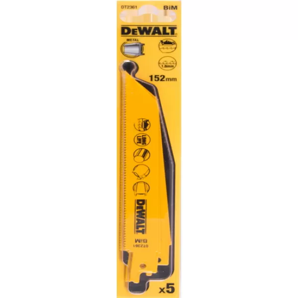 Sada pilek DeWALT DT2361-QZ /bal.5ks/