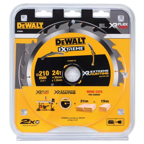 Pilový kotouč DeWALT XR EXTREME RUNTIME 210x30 mm