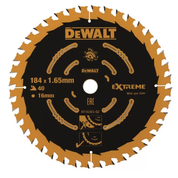 Pilový kotouč DeWALT EXTREME® 184x16 mm