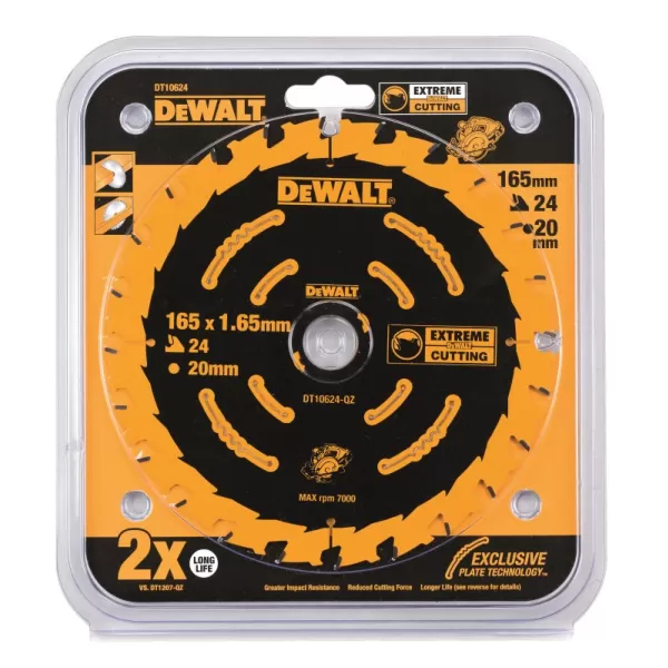 Pilový kotouč DeWALT EXTREME® 165x20 mm