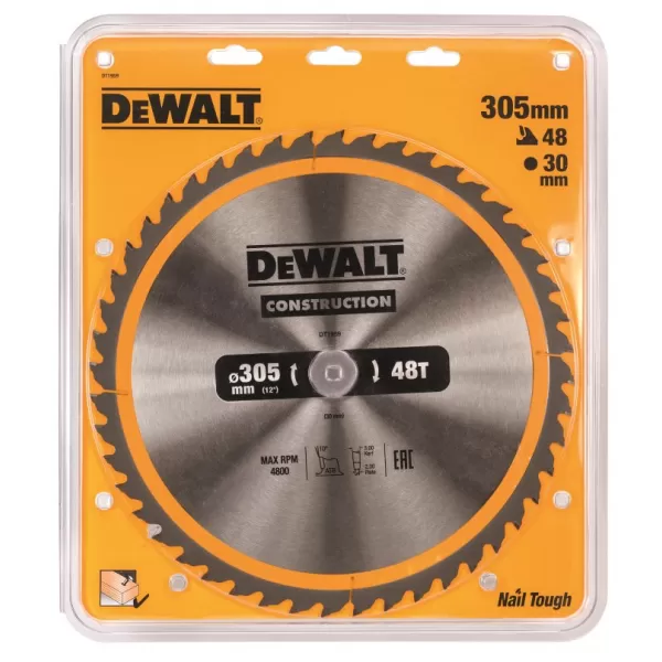 Kotouč pilový 305x30 mm DeWalt DT1959, 48 zubů, ATB 10°, univerz