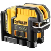 Křížový pětibodový laser 10,8 V DeWALT DCE0825D1G 30 m