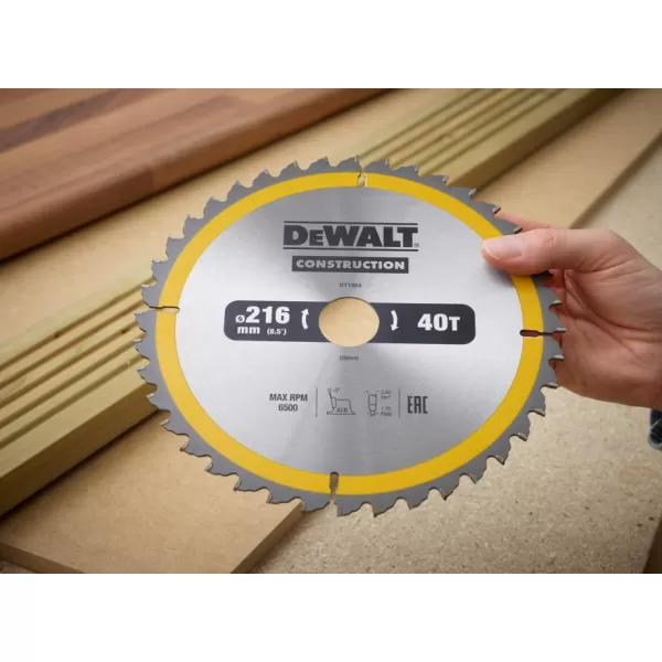 Pilový kotouč DeWALT CONSTRUCTION 216x30 mm