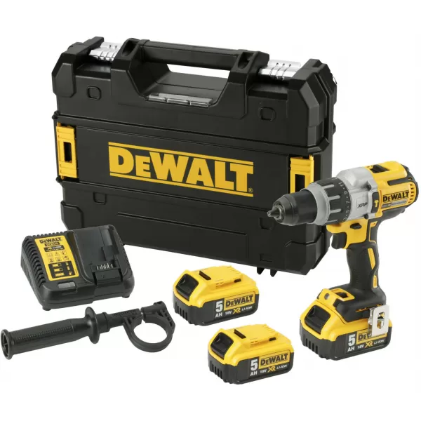 Aku vrtačka bezuhlíková DeWALT DCD996P3, 18V XR, 3x aku Li-Ion / 5,0 Ah