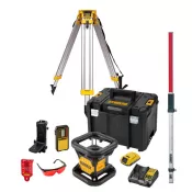 Rotační laser sada DeWALT 18 V DCK374D1R