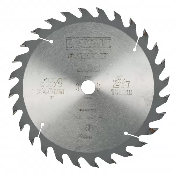 Pilový kotouč DeWALT EXTREME® 184x16 mm