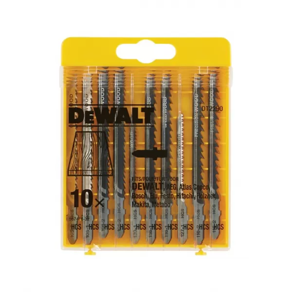 Sada pilek Dewalt DT2290- /bal.10ks/