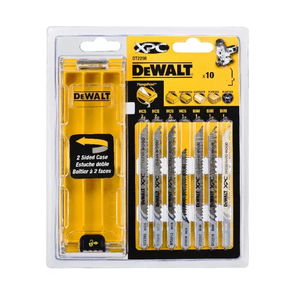 Sada pilek DeWALT DT2296 - /bal.10ks/