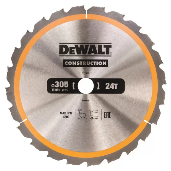 Pilový kotouč DeWALT CONSTRUCTION 305x30 mm