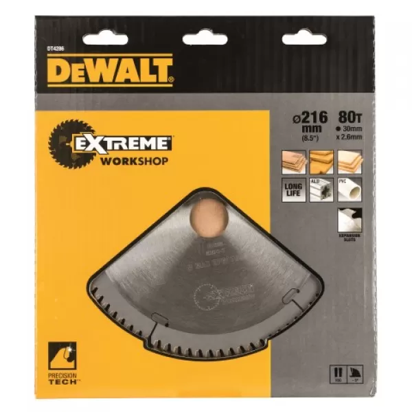 Pilový kotouč DeWALT EXTREME® 216 x 30 mm