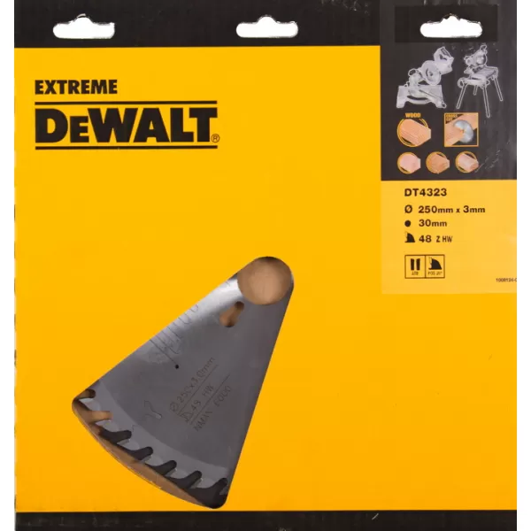 Pilový kotouč DeWALT EXTREME® 250 x 30 mm