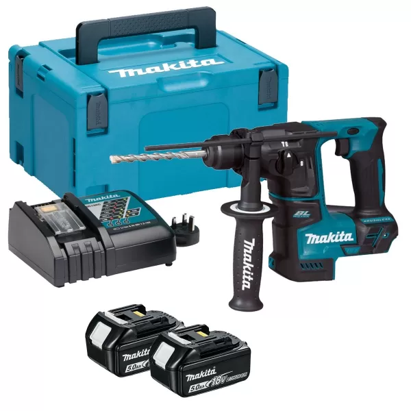 Aku vrtací kladivo Makita DHR171RTJ Li-ion 18V / 5,0Ah, systainer