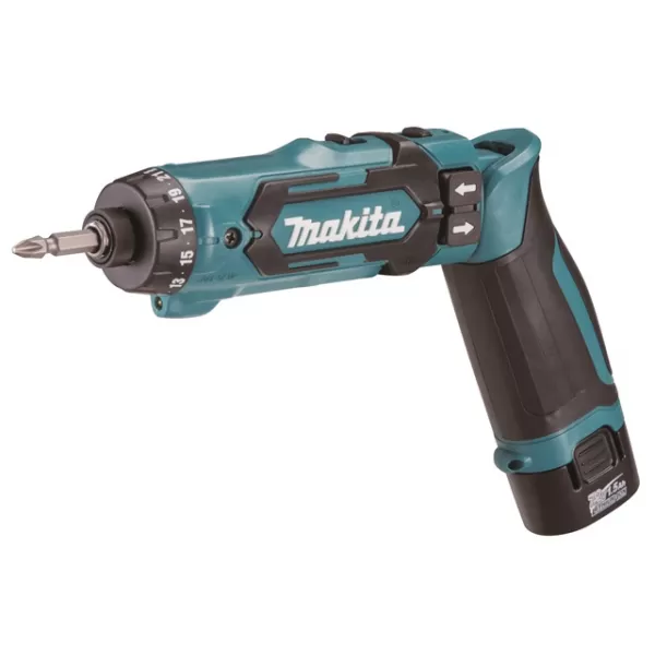 Aku šroubovák Makita DF012DSE, 7,2 V Li-ion