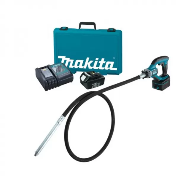 Aku zhutňovač betonu Makita DVR450RTE Li-ion 18V/5,0Ah
