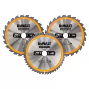 Sada pilových kotoučů DeWALT CONSTRUCTION  / 3ks /