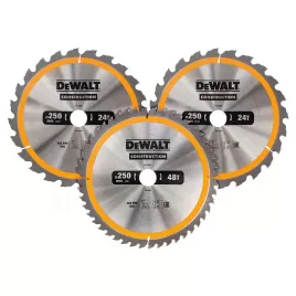 Sada pilových kotoučů DeWALT CONSTRUCTION  / 3ks /