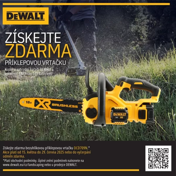 Aku řetězová pila DeWalt DCM565P1 18V/1x5,0Ah