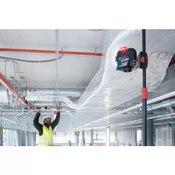 Křížový laser Bosch GLL 3-80 C Professional + přijímač LR7 + držák BM1 + L-boxx 0601063R05