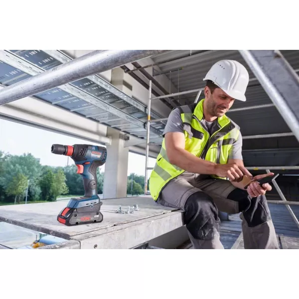 Aku rázový utahovák Bosch GDX 18V-200 C Professional, 2 x 18V/5,0Ah 06019G4201