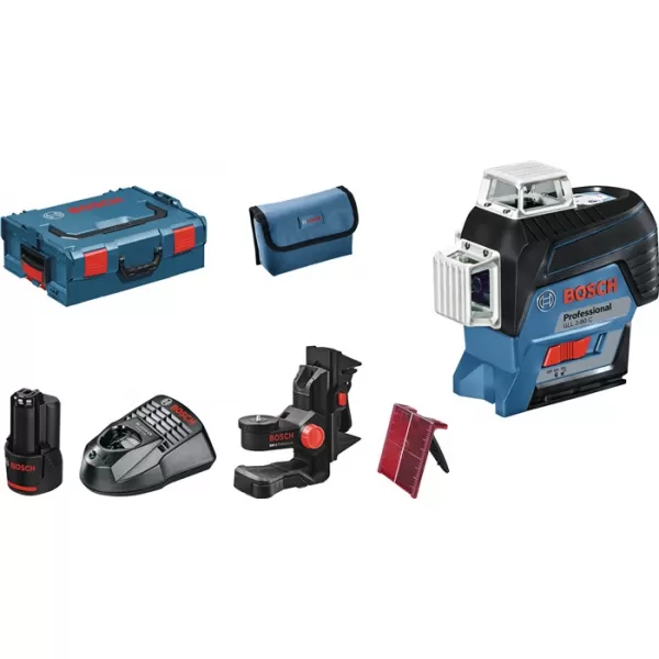 Křížový laser Bosch GLL 3-80 C Professional + držák BM1 0601063R02
