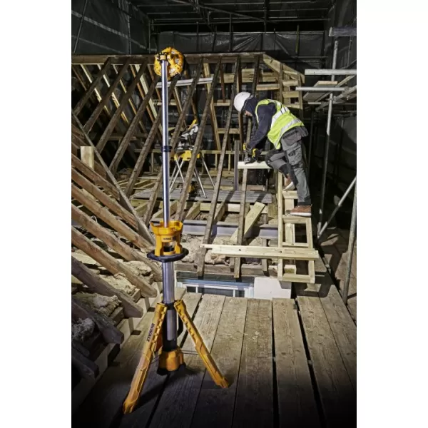 Aku LED světlo DeWALT se stativem DCL079 18V solo