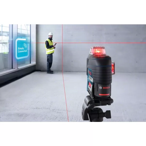 Křížový laser Bosch GLL 3-80 C Professional + přijímač LR7 + držák BM1 + L-boxx 0601063R05