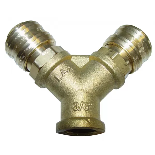 2-cestný rozdělovač vzduchu s rychlospojkami (3/8" vnitřní závit) Güde