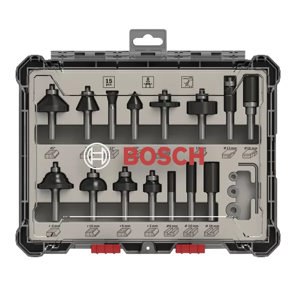Sada fréz, stopka 8,0mm Bosch PRO