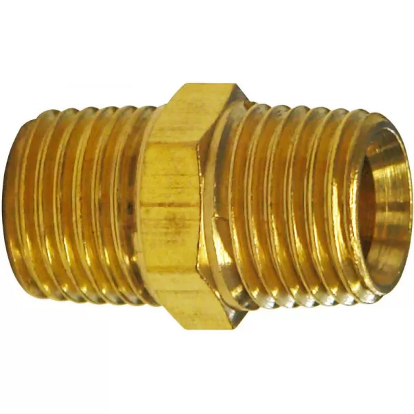 Dvojitá vsuvka1/4" vnější - 1/4" vnější závit (2 ks) Güde