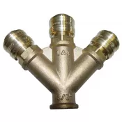 3-cestný rozdělovač vzduchu s rychlospojkami (3/8" vnitřní závit) Güde