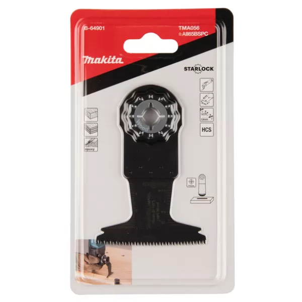 Ponorný list Makita 65x40mm HCS TMA056 Starlock (i pro O.I.S.)