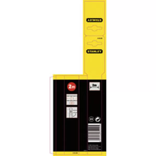 Plastový skládací metr Stanley 2m 0-35-229