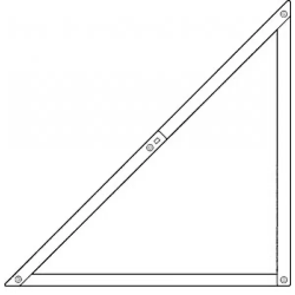 Skládací zednický úhelník Stanley 1-45-013