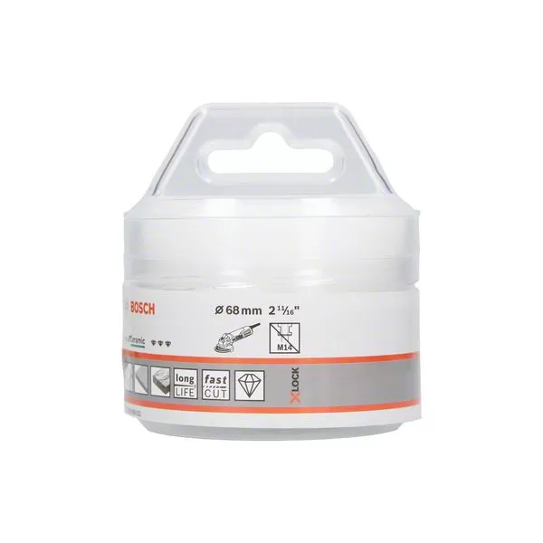 Korunka diamantová Bosch Dry Speed, Best for Ceramic X-LOCK