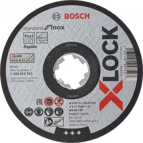 Kotouč řezný Bosch X-LOCK Standard for Inox /bal.10ks/