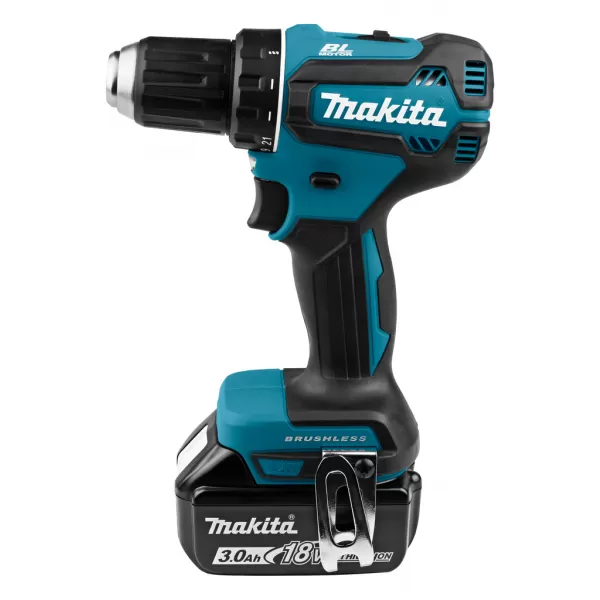 Aku vrtačka Makita  bezuhlíková DDF485RFJ Li-ion 18V/3,0 Ah, systainer