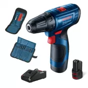 Aku vrtačka Bosch GSR 120-LI Professional 12V/2,0 Ah + 23ks příslušenství 06019G8002