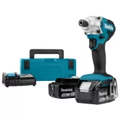 Aku rázový utahovák Makita DTD156RTJ, 2x18V/5,0Ah, Makpac