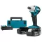 Aku rázový utahovák Makita DTD156RTJ, 2x18V/5,0Ah, Makpac