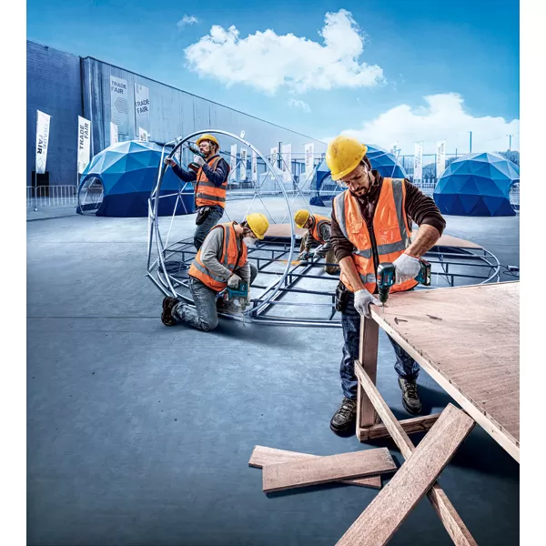 Aku vrtačka s příklepem Bosch GSB 18V-50, kufr L-case Professional 06019H5100