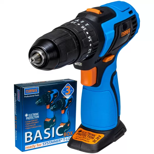 Aku vrtačka s příklepem Narex ASP 200-2 Basic Box 65405294 solo