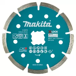 Diamantový kotouč 125mm na beton X-Lock Makita E-02076