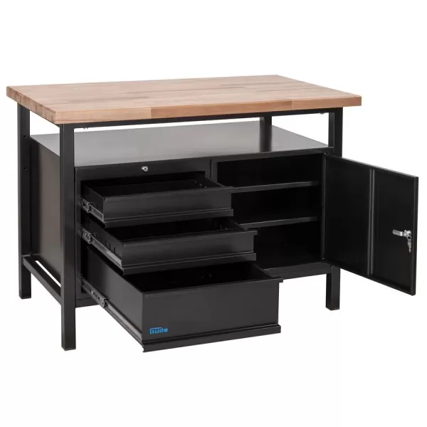 Dílenský stůl Güde P 1200 SLT Black Line