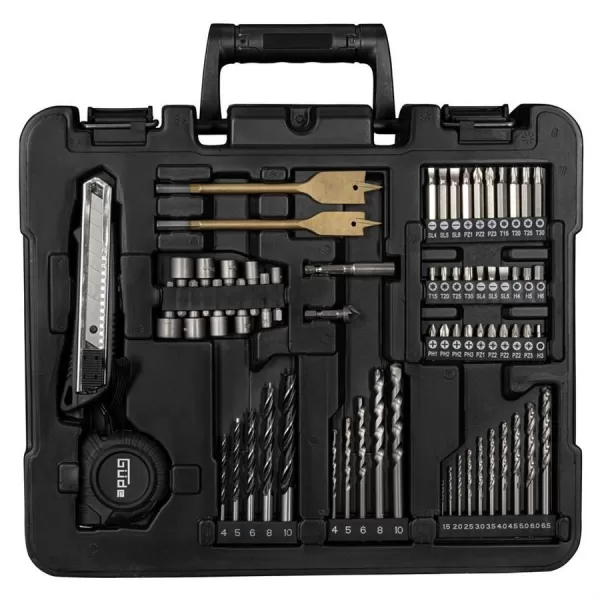 Aku vrtačka Güde BS 18 + sada příslušenství 126 dílů