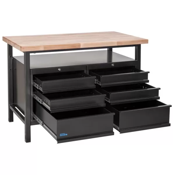 Dílenský stůl Güde P 1200 SS Black Line