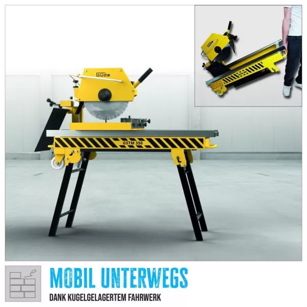 Řezačka na dlažbu, kámen a beton Güde GSTM 350